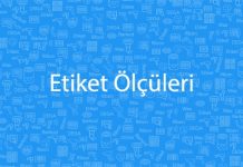 Etiket ölçüleri